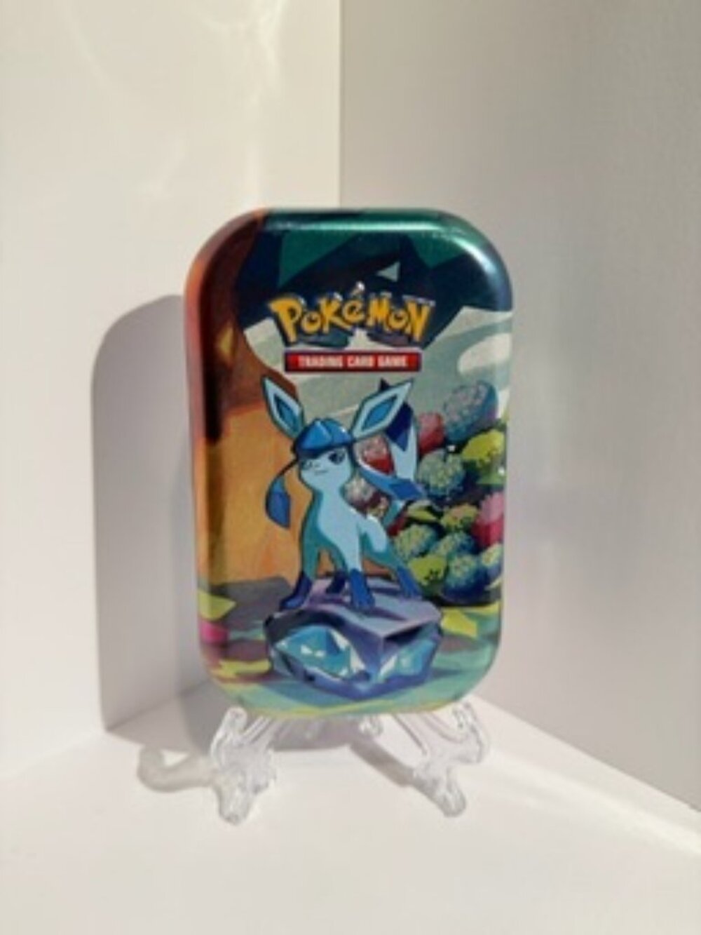 Pokémon TCG 2025 EMPTY Prismatic Evolution Glaceon Tin!!
